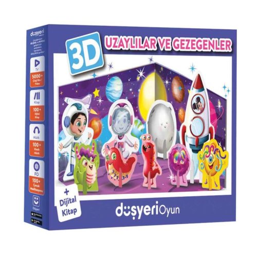 Puzzle 3D Uzaylılar Ve Gezegen