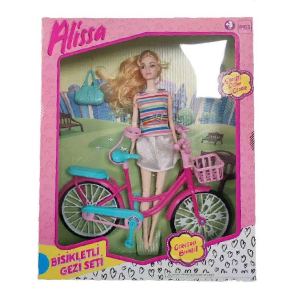 Oyuncak Alissa Ve Bisikleti Siyah