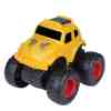 Oyuncak Sürtmeli Büyük Tekerlekli Araba Sarı