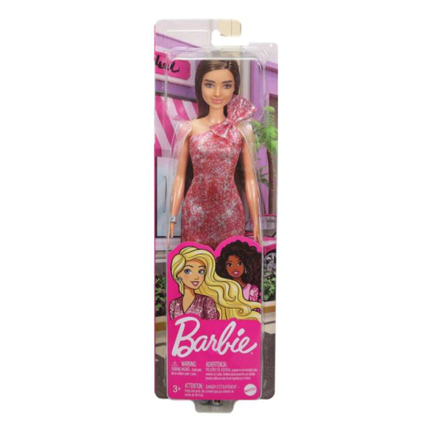 Oyuncak Barbie Pırıltılı Bebek Kırmızı
