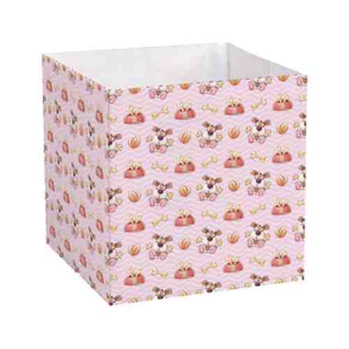 Kios Oyuncak Kutusu Pembe 30x30x30 Cm