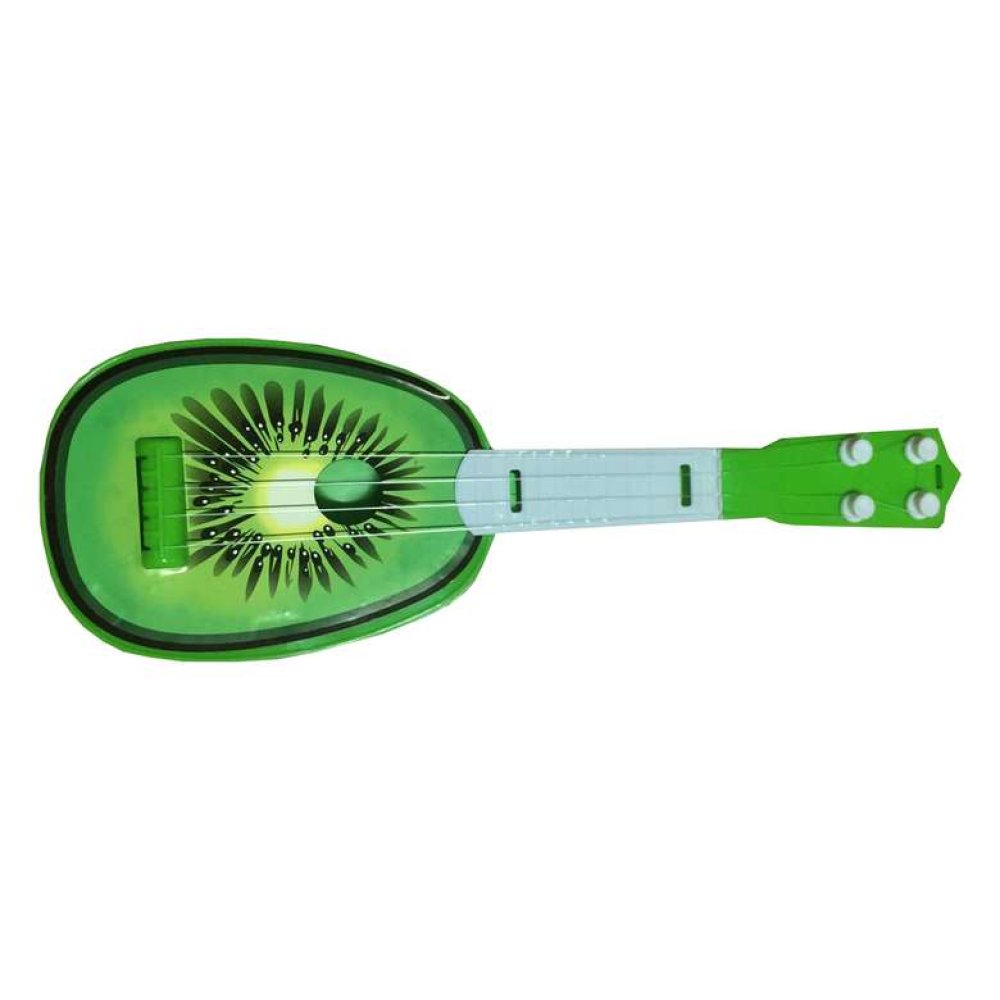 Oyuncak Meyve Desenli Gitar Yeşil