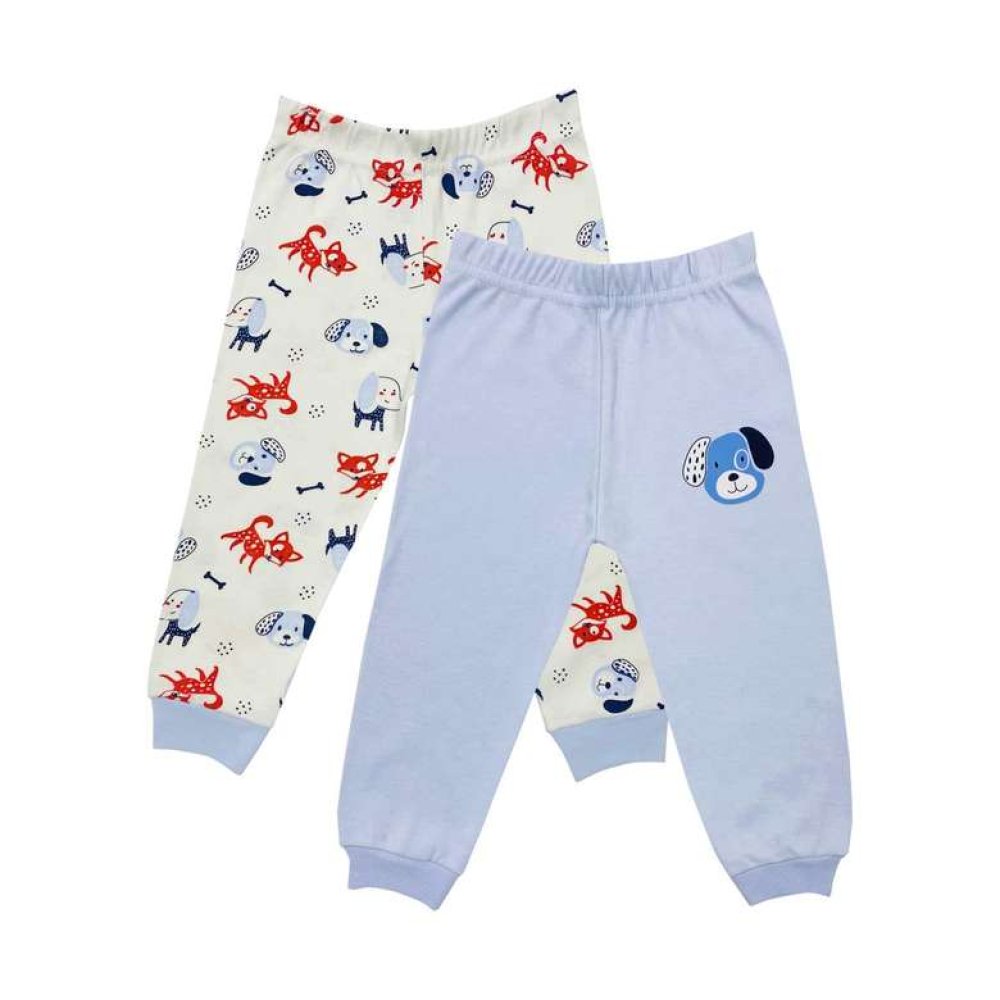 Bebek Paça Ribanalı Alt 2'li Mavi