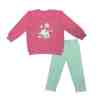 Silk & Blue Kız Bebek Sweatshirt-Tayt Takım