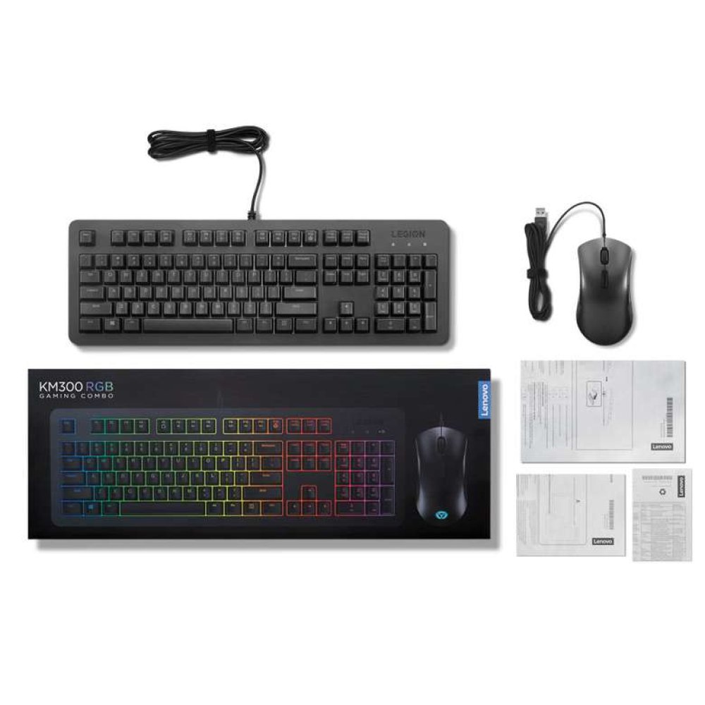 Lenovo Legion KM300 RGB Oyuncu Klavye ve Mouse - Türkçe