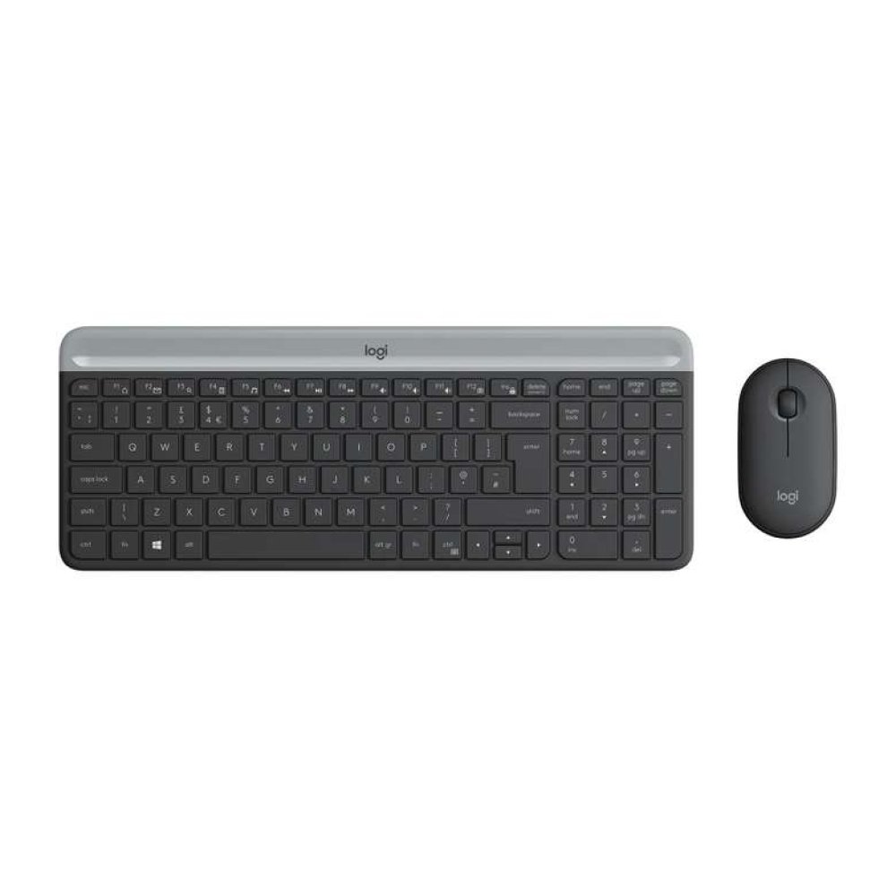 Logitech Sessiz Kablosuz Klavye&Mouse Seti Siyah