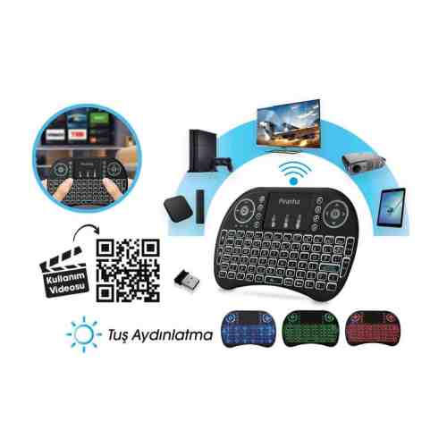 Piranha Kablosuz Klavye