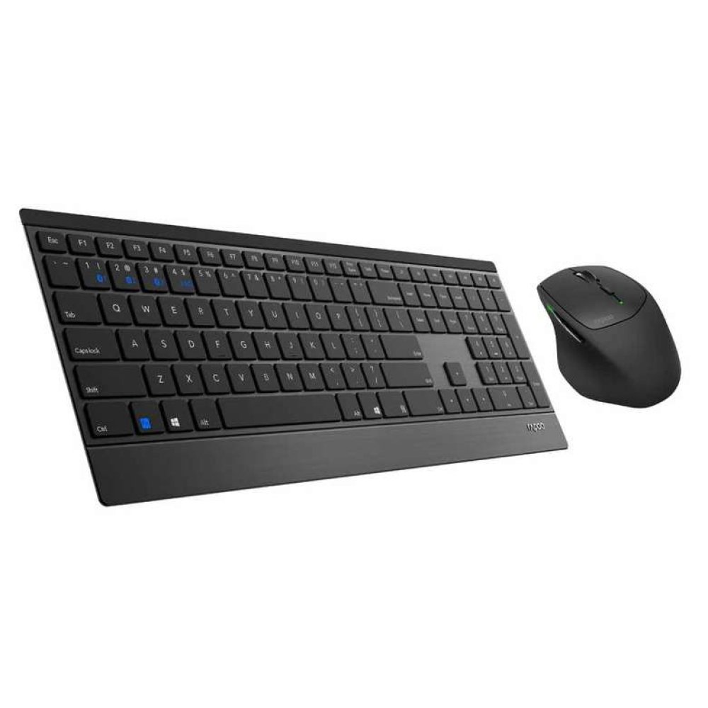 Rapoo 18896 KMS WRL-9500M Çok Modlu Ultra Slim Klavye Mouse Seti