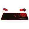 Piranha Büyük Boy Oyuncu Mousepad Kırmızı Siyah
