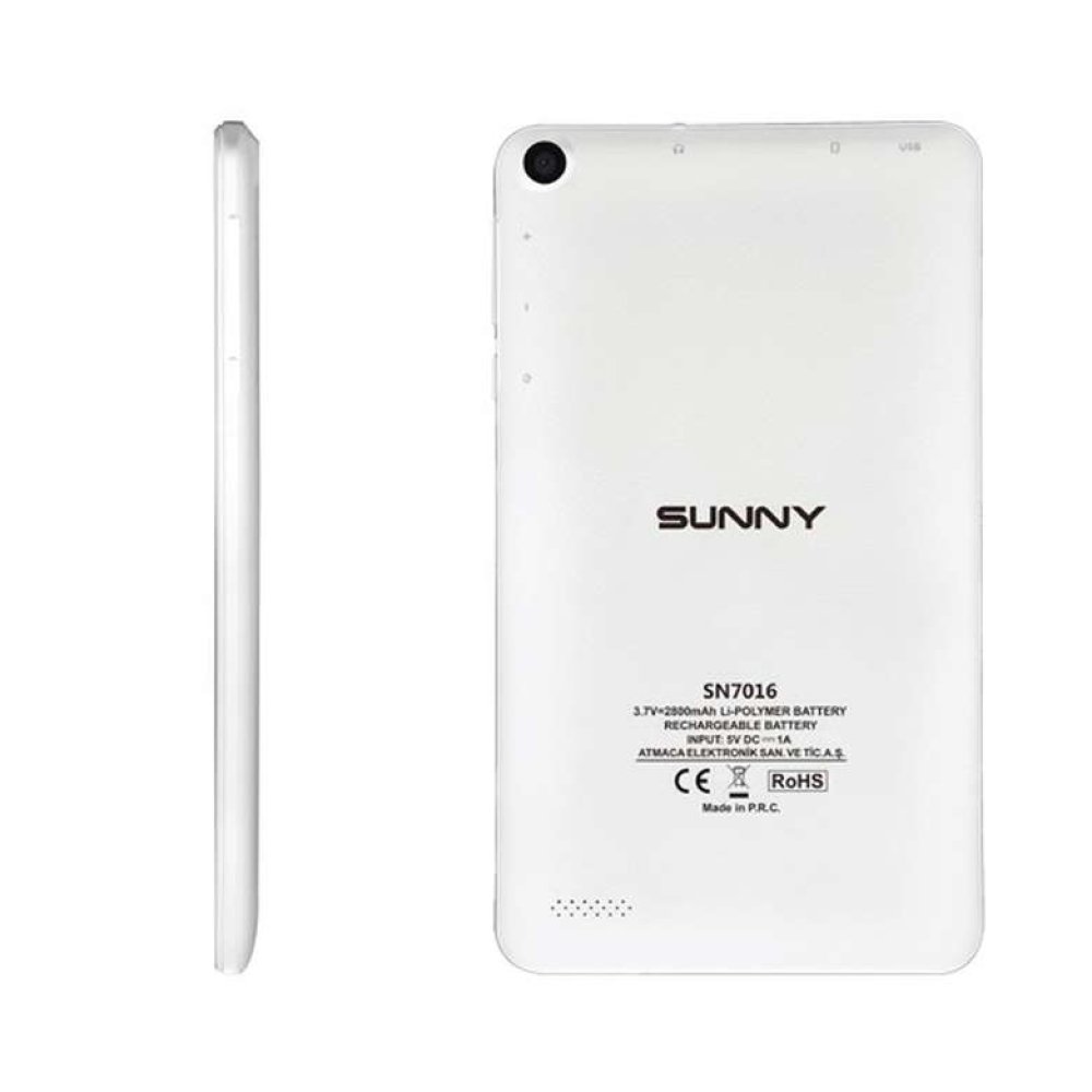 Sunny SN-7016 7" Tablet Beyaz