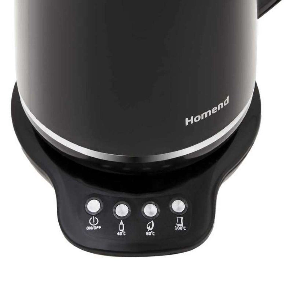 Homend Royaltea 1726 Siyah Konuşan Çay Makinesi