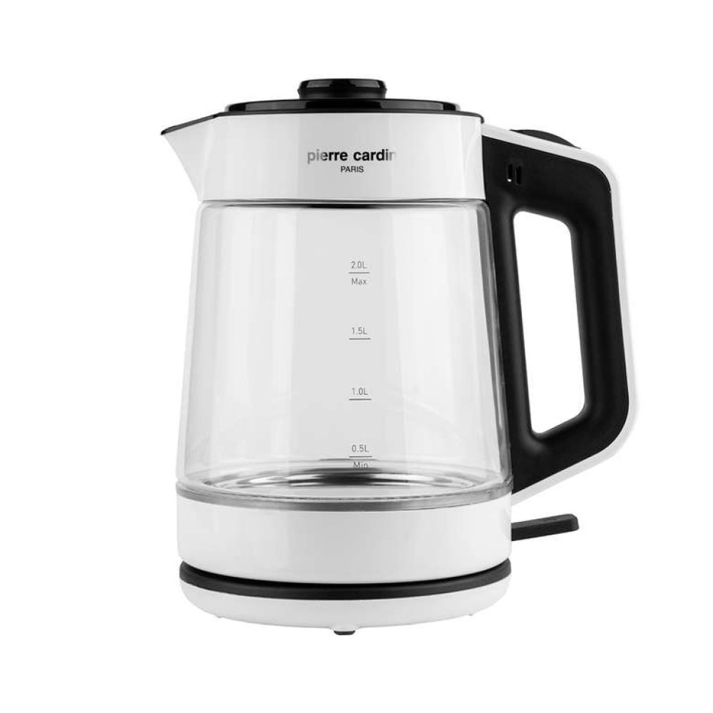 Pierre Cardin Cam Çay Makinesi Beyaz