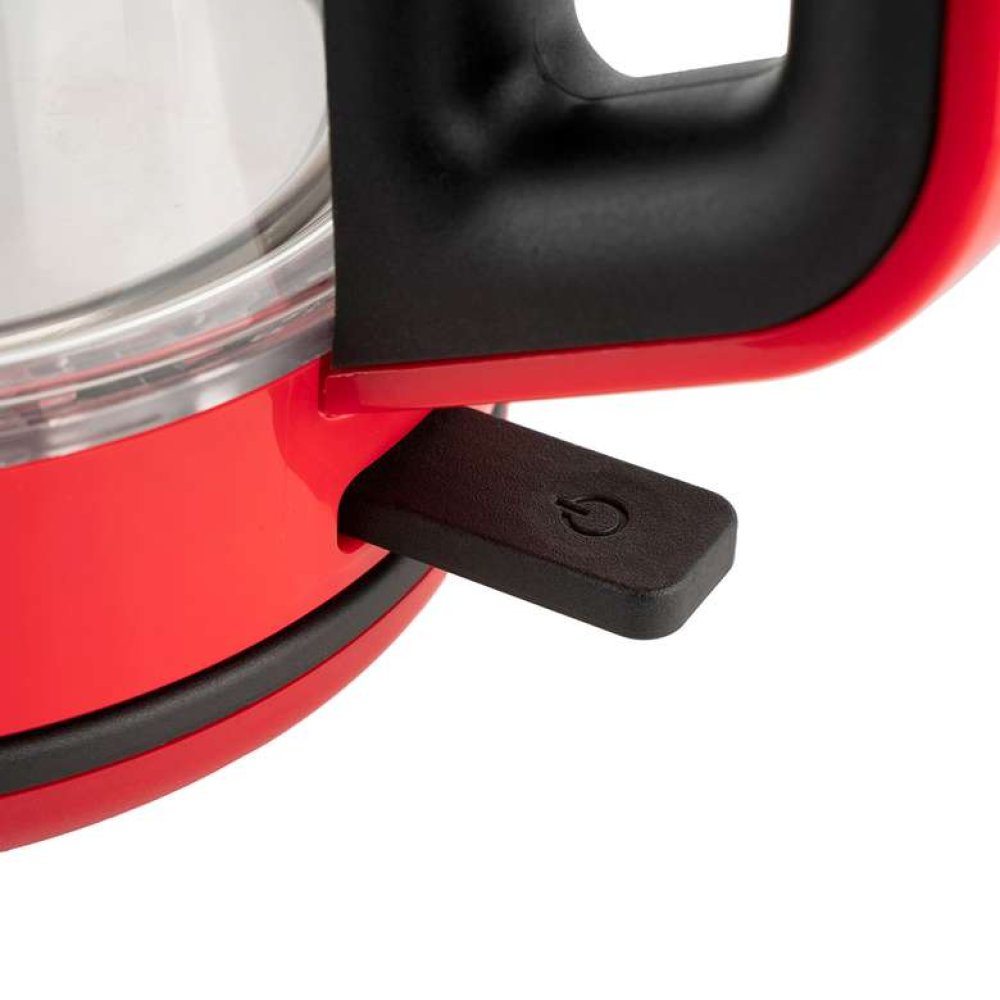 Pierre Cardin Cam Çay Makinesi Kırmızı