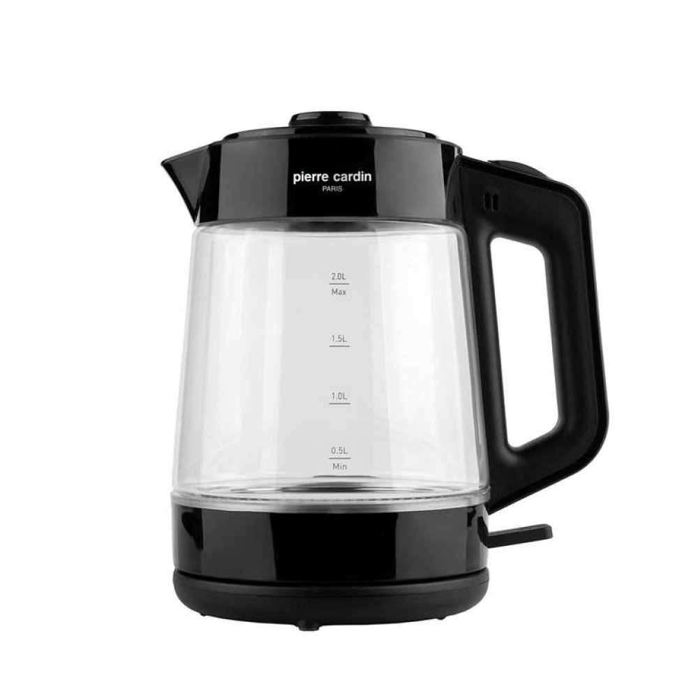 Pierre Cardin Cam Çay Makinesi Siyah