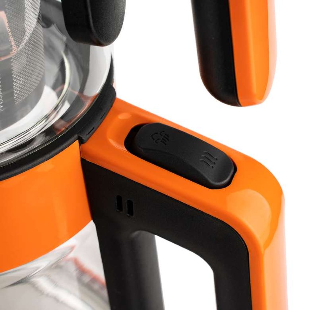 Pierre Cardin Cam Çay Makinesi Turuncu