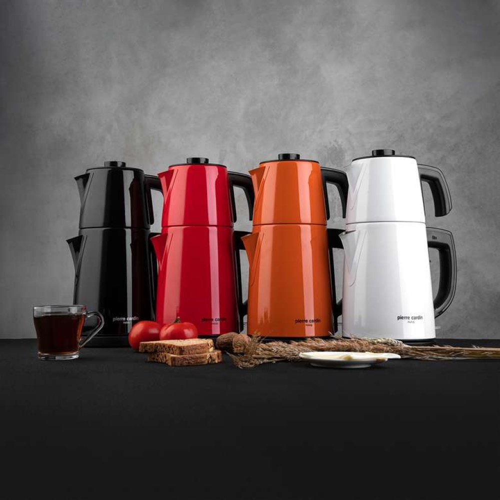 Pierre Cardin Inox Çay Makinesi Kırmızı