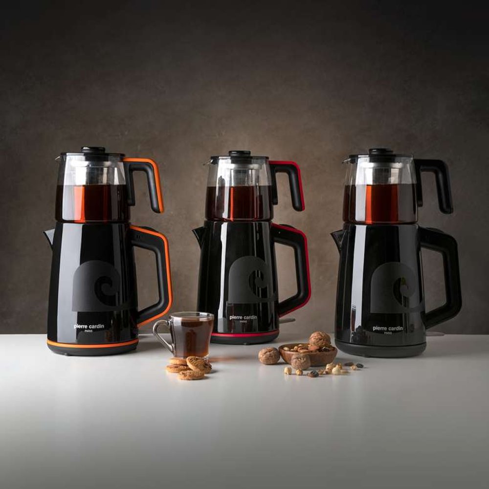 Pierre Cardin P Logo Çay Makinesi Turuncu