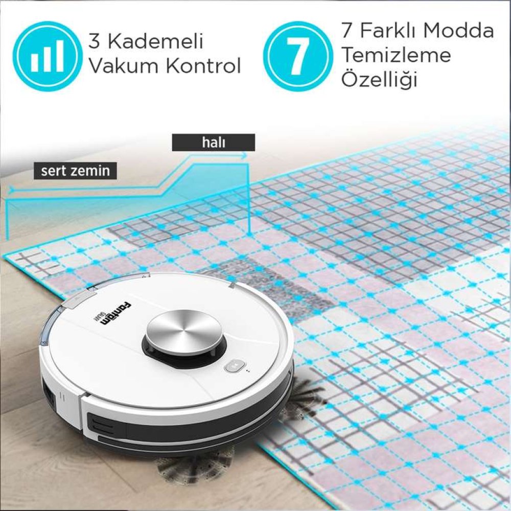 Fantom Galaxy XY38 Robot Süpürge Beyaz