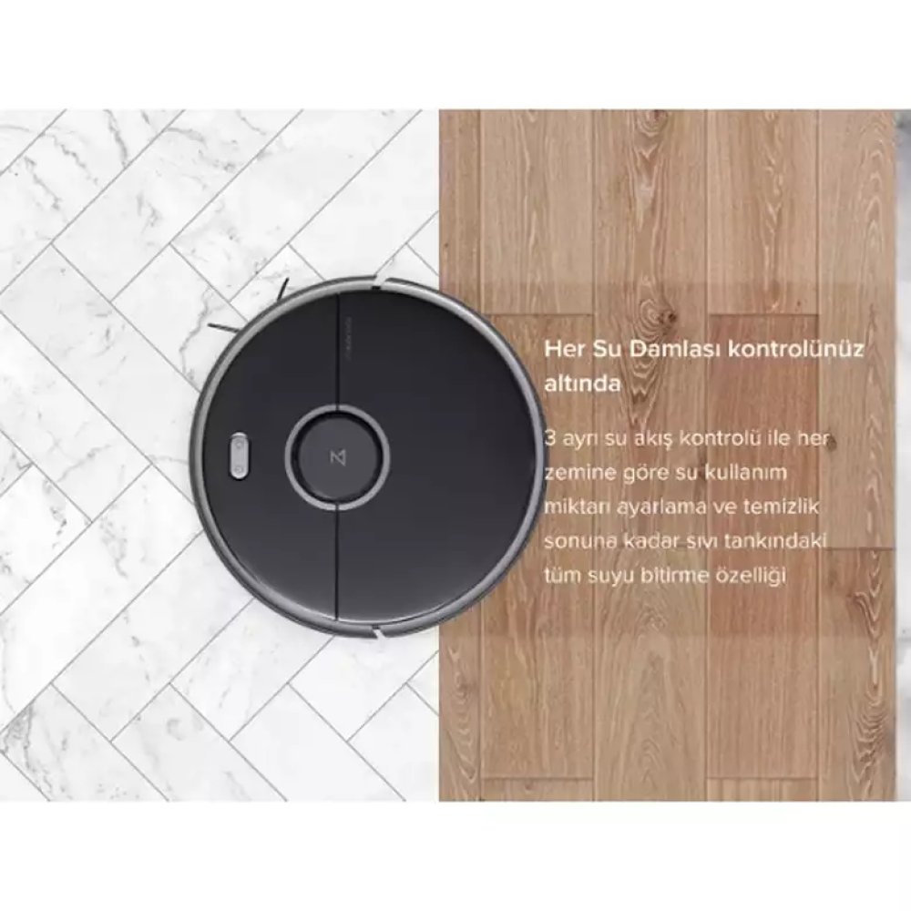 Roborock S5 Max  Robot Süpürge Siyah