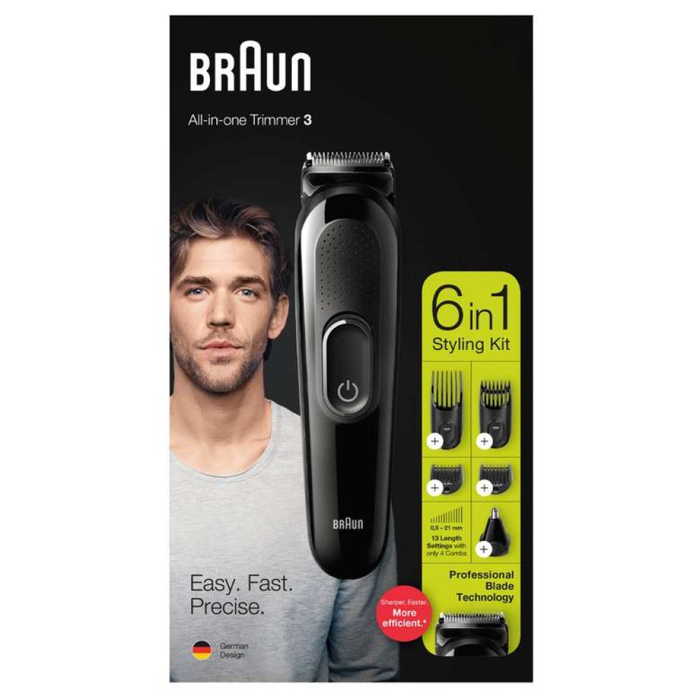 Braun MGK 3220 Şarjlı Erkek Bakım Kiti 6in1