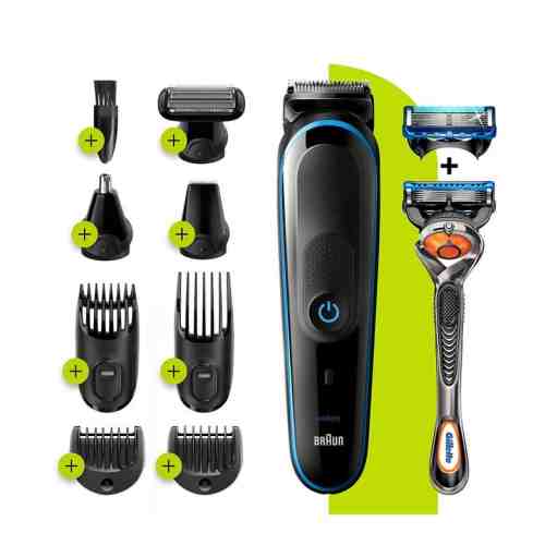 Braun MGK 5280 Şarjlı Erkek Bakım Kiti 9in1 + Gillette Fusion ProGlide
