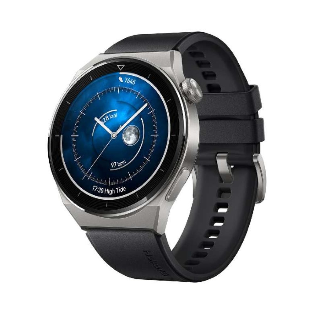 Huawei Watch GT3 Pro 46 mm Kauçuk Akıllı Saat Siyah