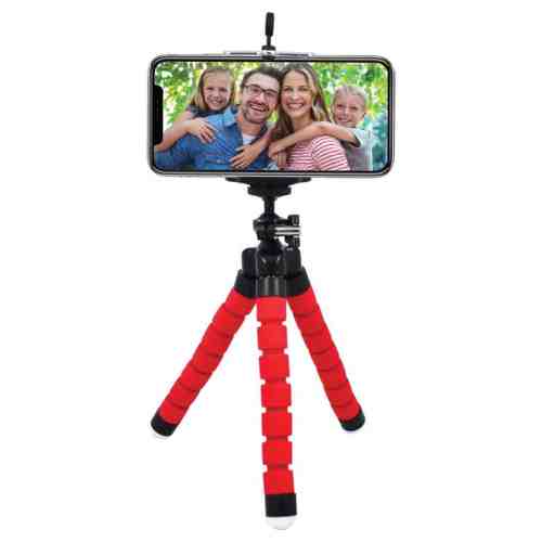 Piranha Tripod Telefon Tutucu Kırmızı