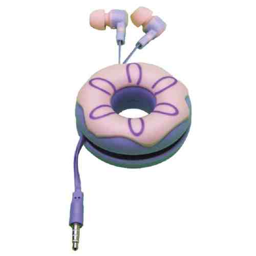 Go Smart Makaron/Şekilli Kulaklık Pembe Mor