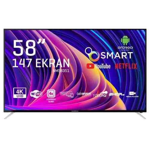 Nordmende NM58351 58" 147 Ekran Ultra HD Android Led TV