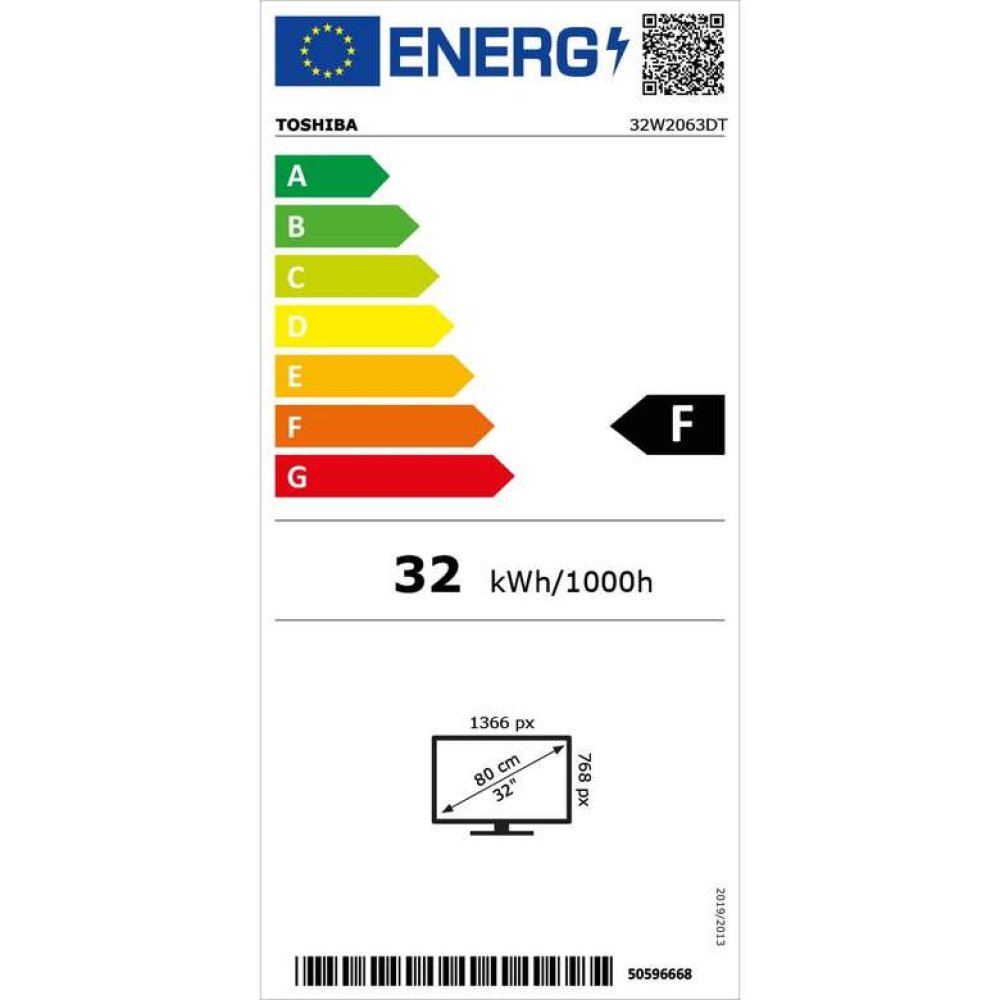 Toshiba 32W2163DT 32" Uydulu HD Smart TV