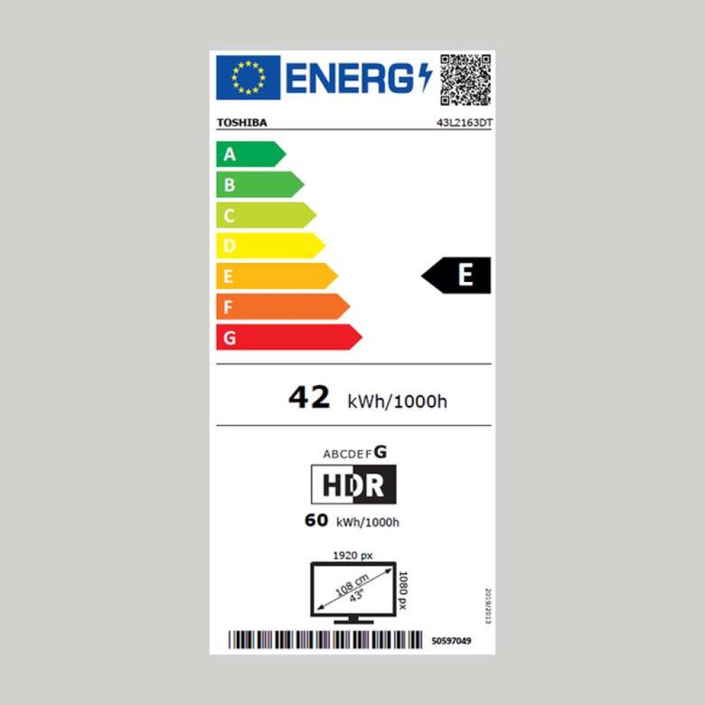 Toshiba 43" 43L2163DT Full HD Smart Led TV
