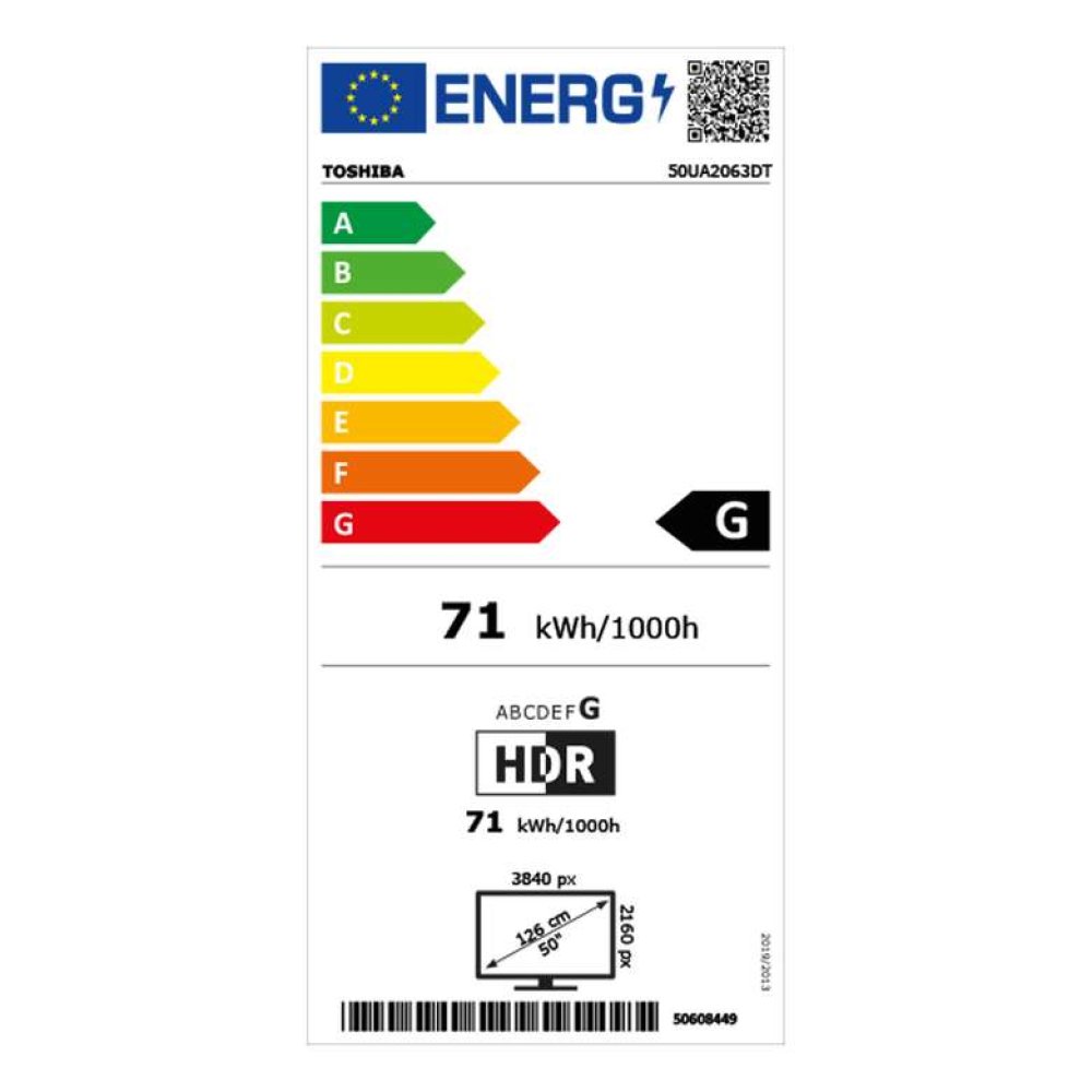 Toshiba 50UA2063DT 50'' 4K Android TV