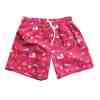 Dijital Baskılı Çocuk Deniz Şortu Pembe