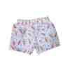 Dijital Baskılı Çocuk Deniz Şortu Pembe Beyaz