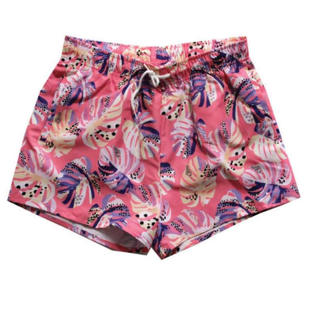 Kadın Deniz Şortu Pembe Mor