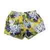 Kadın Deniz Şortu Sarı Beyaz