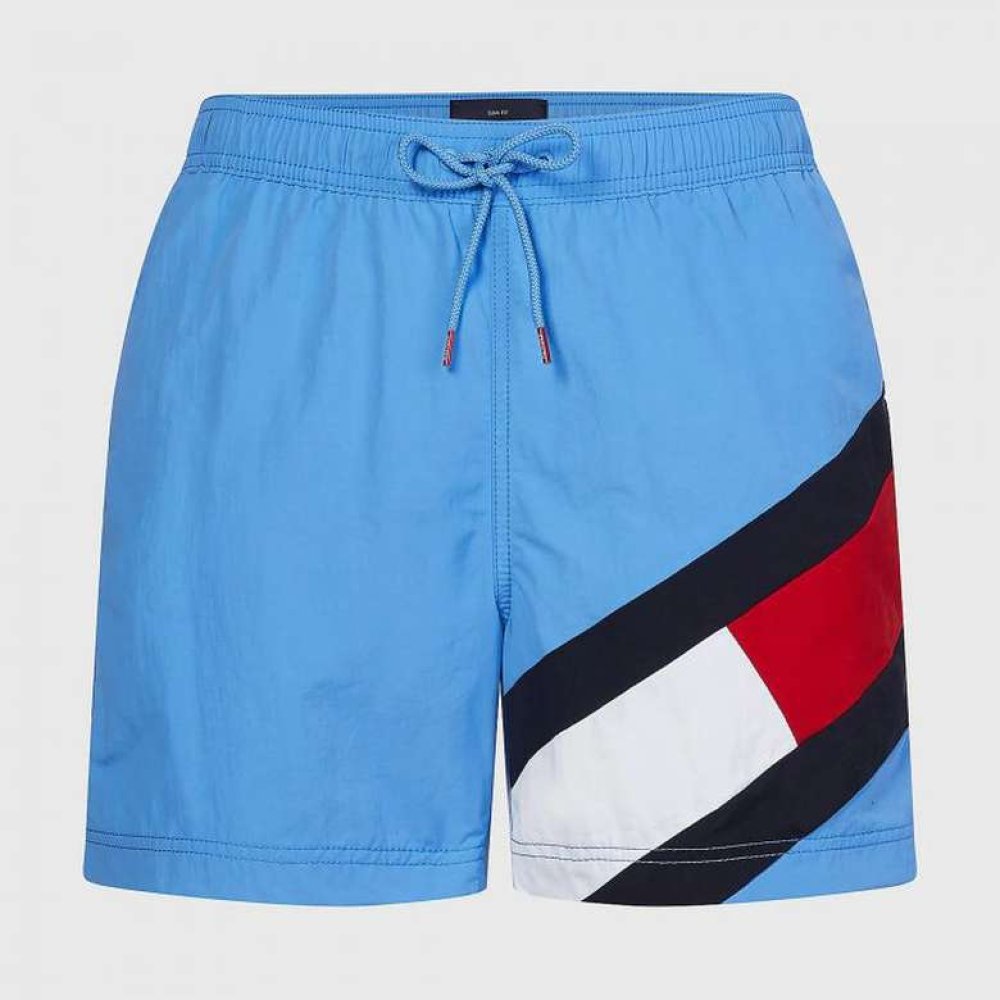 Tommy Hilfiger UM0UM02048-C19 Erkek Mayo Mavi