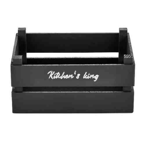 Ahşap Kasa 26x15x7 Cm Siyah