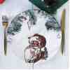 Keramika Yılbaşı Servis Tabağı 26 Cm - 17958