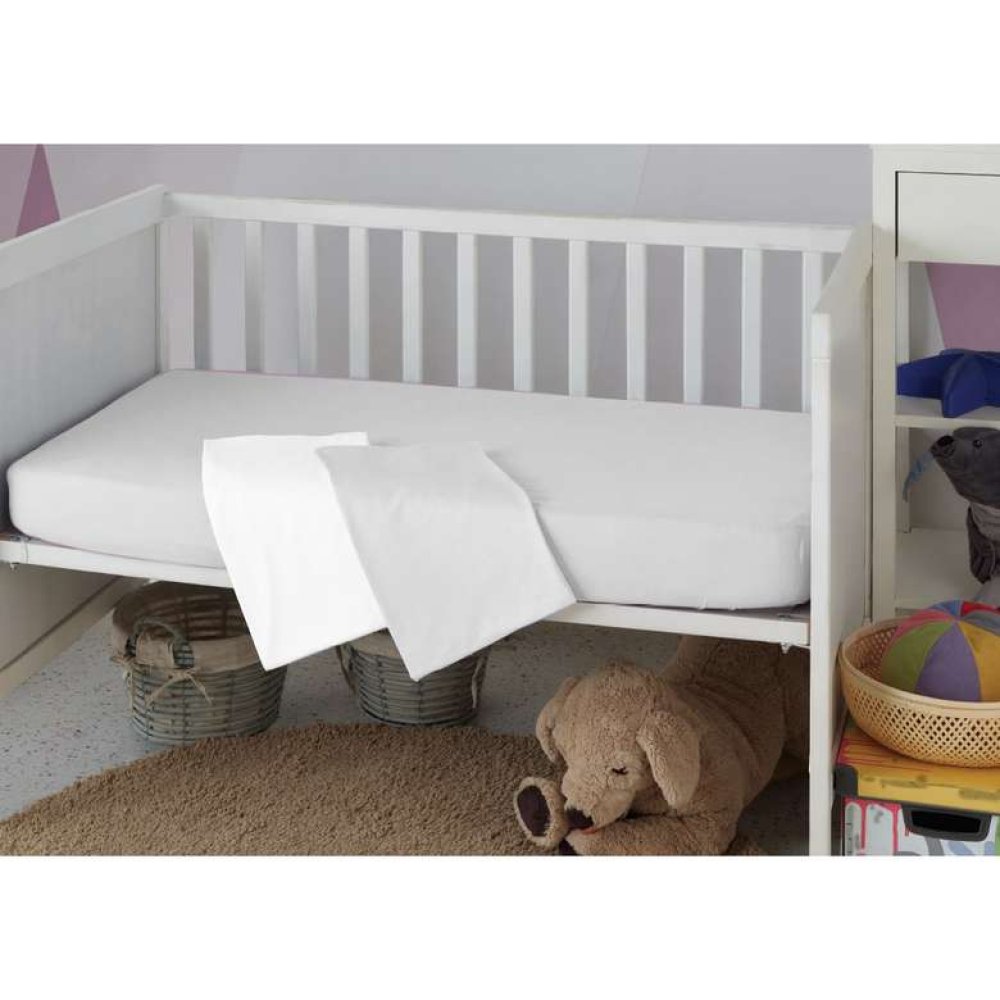 Brillant Bebek Lastikli Penye Çarşaf Beyaz 70x140 cm