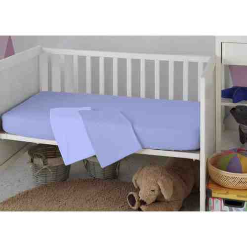 Brillant Bebek Lastikli Penye Çarşaf Mavi 70x140 cm