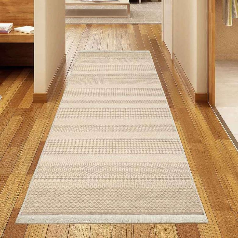 Dijital Baskılı Yolluk 80x300 Kahve Krem