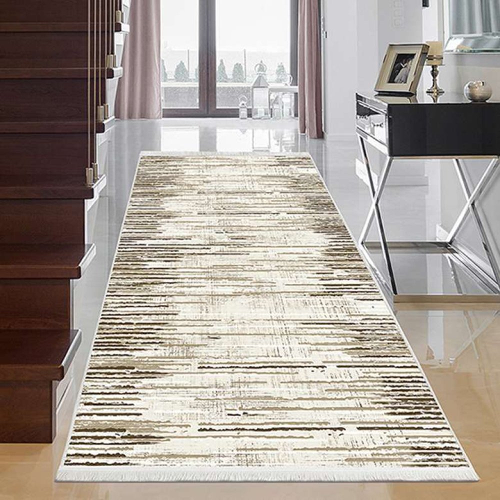 Dijital Baskılı Yolluk Kahve 100x300 Cm