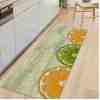 Mutfak Halısı 80x200 Cm - Yeşil-Turuncu