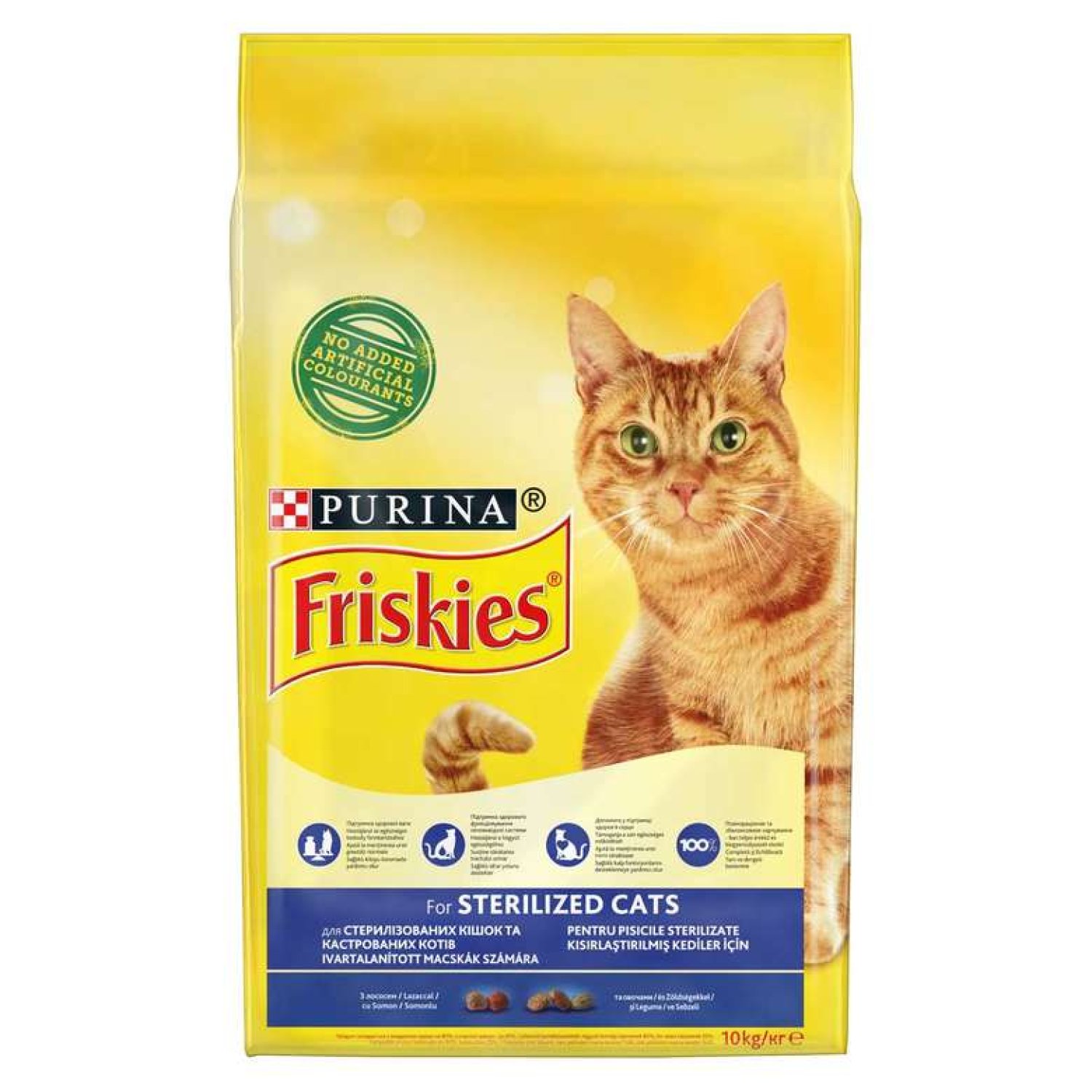 Friskies Somonlu Steril Kedi Maması 10 kg