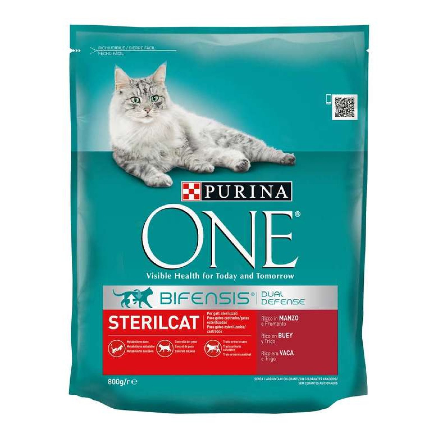 Purina One Etli Steril Kedi Maması 800 G