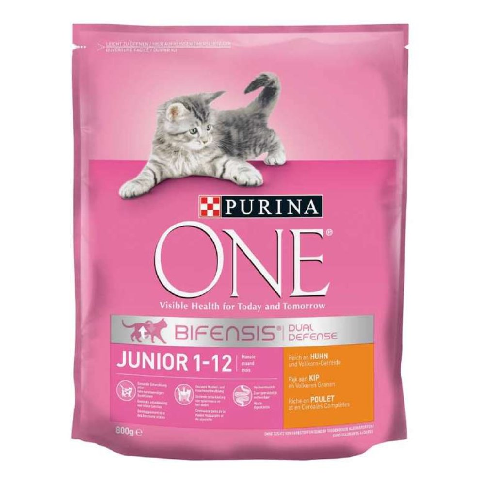 Purina One Junior 1-12 Ay Tavuklu Kedi Maması 800 G