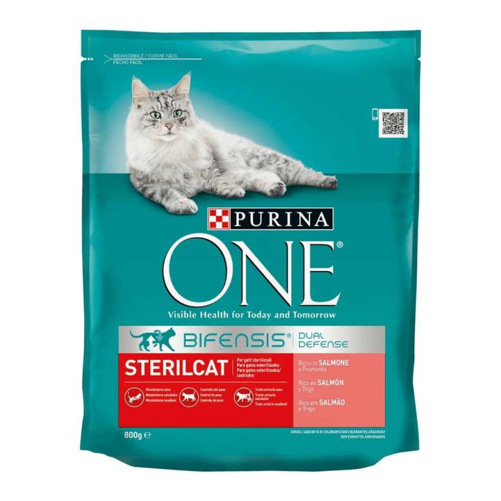 Purina One Somonlu Steril Kedi Maması 800 G
