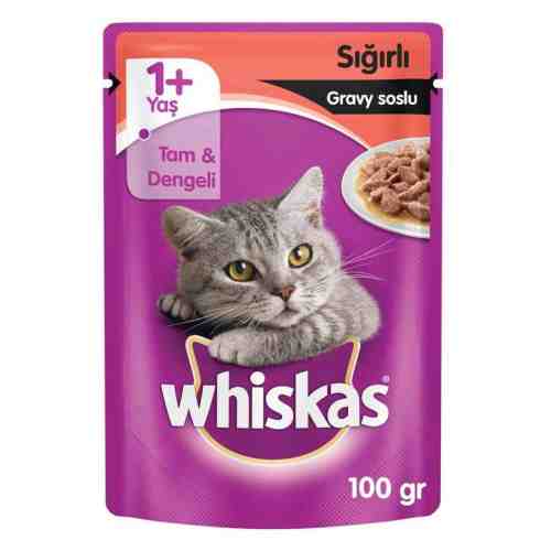 Whiskas Etli Kedi Maması 100 G