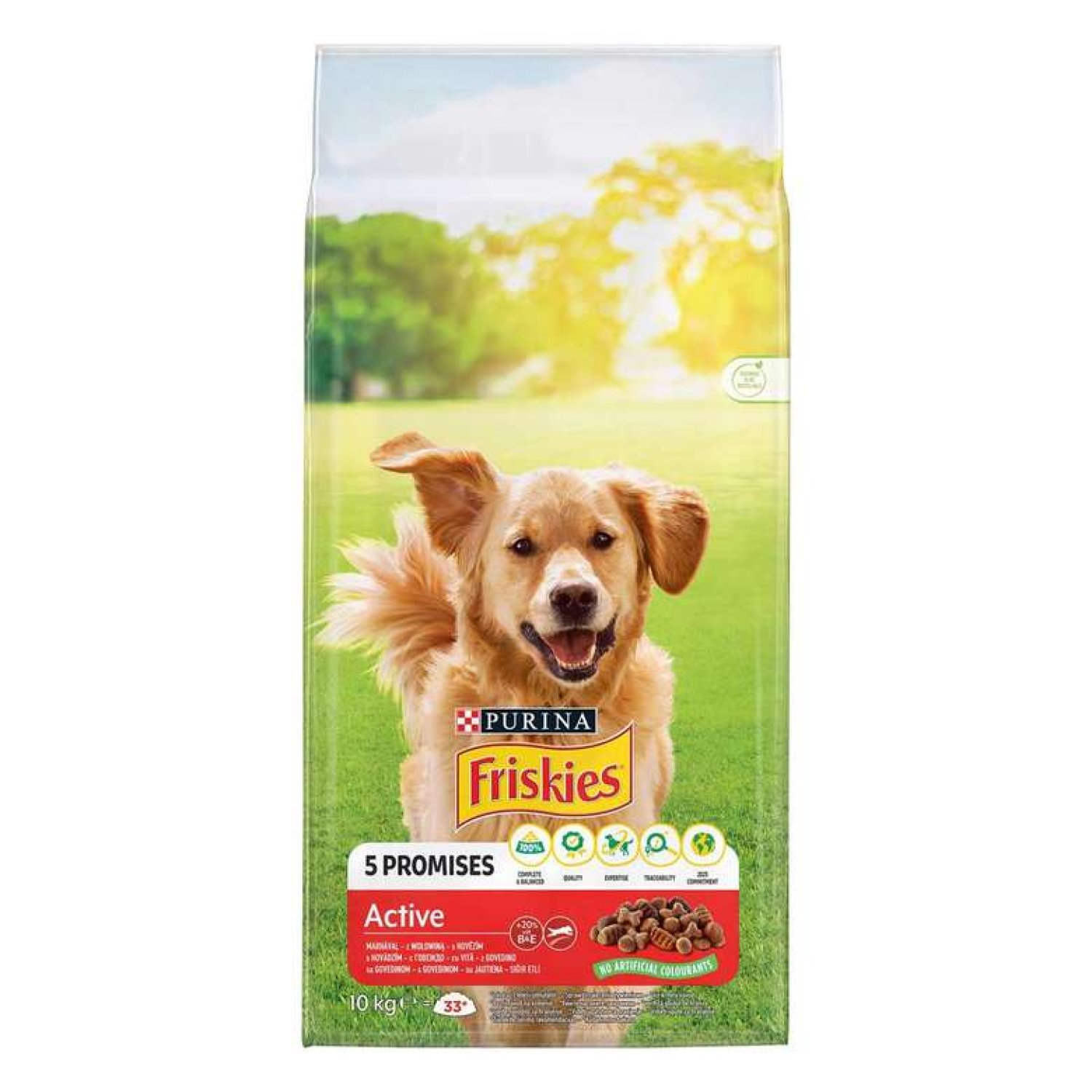 Friskies Active Etli Yetişkin Köpek Maması 10 kg